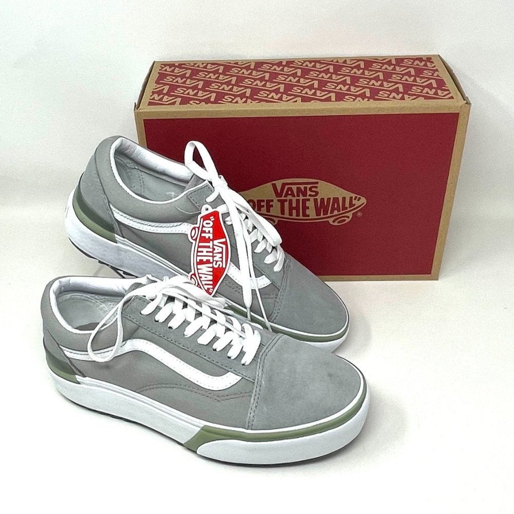 💖MEGA SALE💖Vans Old Skool Stacked Men's  9 White   Skate Casual  VN0A4U154TI - Picture 10 of 11